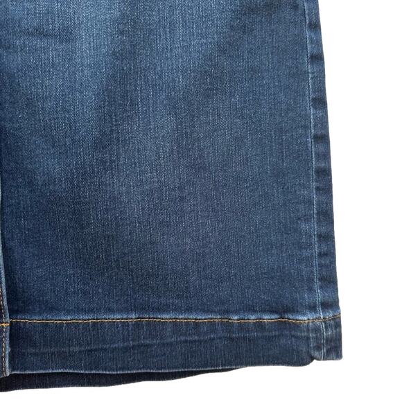 Talbots Jean Skirt Button Front Pencil Denim Jean Skirt Size 6 NWOT - Picture 7 of 12